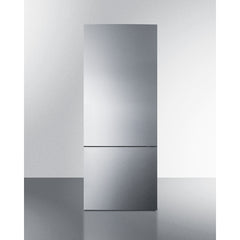 Summit 28" Wide Built-In Bottom Freezer Refrigerator - FFBF279SSBI - The Home Selection