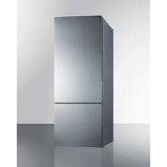Summit 28" Wide Built-In Bottom Freezer Refrigerator - FFBF279SSBI - The Home Selection