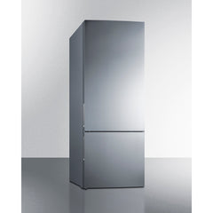 Summit 28" Wide Built-In Bottom Freezer Refrigerator - FFBF279SSBILHD - The Home Selection