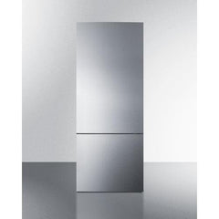 Summit 28" Wide Built-In Bottom Freezer Refrigerator With Icemaker - FFBF279SSBIIM - The Home Selection