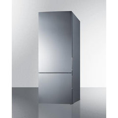 Summit 28" Wide Built-In Bottom Freezer Refrigerator With Icemaker - FFBF279SSBIIM - The Home Selection