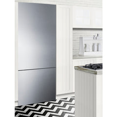 Summit 28" Wide Built-In Bottom Freezer Refrigerator With Icemaker - FFBF279SSBIIMLHD - The Home Selection