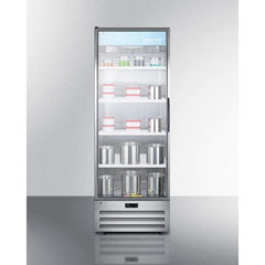 Summit 28" Wide Pharmacy Refrigerator with 17 cu. ft. Capacity, 6 Plastic Shelves, with Door Lock, Left Hinge, Automatic Defrost, CFC Free, Commercially Approved - ACR1718LH - The Home Selection