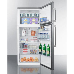 Summit 28" Wide Top Mount Refrigerator-Freezer - FF1511SS - The Home Selection