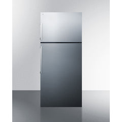 Summit 28" Wide Top Mount Refrigerator-Freezer With Icemaker - FF1512SSIM - The Home Selection