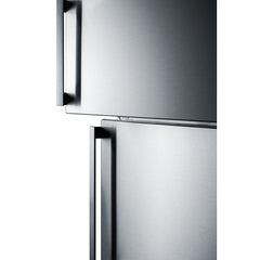 Summit 28" Wide Top Mount Refrigerator-Freezer With Icemaker - FF1512SSIM - The Home Selection