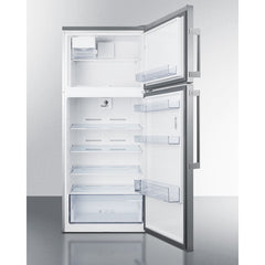 Summit 28" Wide Top Mount Refrigerator-Freezer With Icemaker - FF1512SSIM - The Home Selection