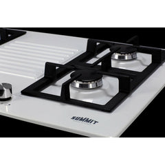Summit 30" White Gas Cooktop - GC43 - The Home Selection