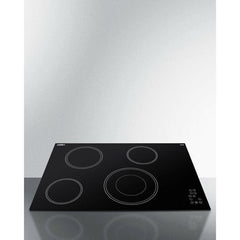 Summit 30" Wide 208-240V 4-Burner Radiant Cooktop - CR4B30T11B - The Home Selection