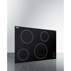 Summit 30" Wide 208-240V 4-Burner Radiant Cooktop - CR4B30T11B - The Home Selection