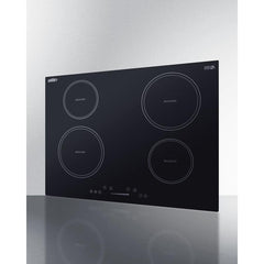 Summit 30" Wide 208-240V 4-Zone Induction Cooktop with 4 Elements, Hot Surface Indicator, ADA Compliant, Induction Technology, Child Lock, Safety Shut-Off Control - SINC4B301B - The Home Selection