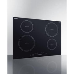 Summit 30" Wide 208-240V 4-Zone Induction Cooktop with 4 Elements, Hot Surface Indicator, ADA Compliant, Induction Technology, Child Lock, Safety Shut-Off Control - SINC4B301B - The Home Selection