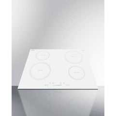 Summit 30" Wide 208-240V 4-Zone Induction Cooktop with 4 Elements, Hot Surface Indicator, ADA Compliant, Induction Technology, Child Lock, Safety Shut-Off Control - SINC4B302W - The Home Selection
