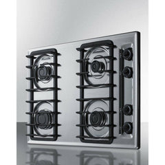 Summit 30" Wide 4-Burner Gas Cooktop - ZTL053S - The Home Selection