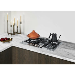 Summit 30" Wide 5-Burner Gas Cooktop in Stainless Steel - GCJ5SS - The Home Selection