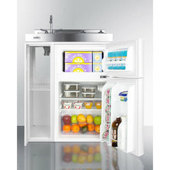 Summit 30" Wide All-In-One Kitchenette, Apartment Friendly 2.93 Cubic Feet cu. ft. Mini - C30EL - The Home Selection
