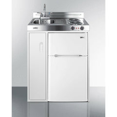 Summit 30" Wide All-In-One Kitchenette, Apartment Friendly 2.93 Cubic Feet cu. ft. Mini - C30EL - The Home Selection
