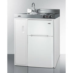 Summit 30" Wide All-In-One Kitchenette, Apartment Friendly 2.93 Cubic Feet cu. ft. Mini - C30EL - The Home Selection