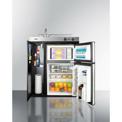 Summit 30" Wide All-In-One Kitchenette, Apartment Friendly 3.2 Cubic Feet cu. ft. Mini - C30ELBK - The Home Selection