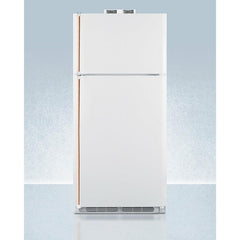 Summit 30" Wide Break Room Refrigerator-Freezer with Antimicrobial Pure Copper Handle - BKRF18WCP - The Home Selection
