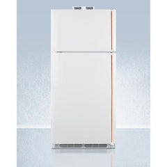 Summit 30" Wide Break Room Refrigerator-Freezer with Antimicrobial Pure Copper Handle - BKRF18WCP - The Home Selection