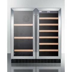 Summit 30" Wide Built-In Wine/Beverage Center with 5.8 cu. ft. Capacity Lock, 9 Shelves Including Wine Racks, Digital Thermostat - SWBV3071 - The Home Selection