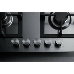 Summit 34" 5-Burner Propane Gas Cooktop Stainless Steel - GCJ536SSLP - The Home Selection