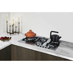 Summit 34" 5-Burner Propane Gas Cooktop Stainless Steel - GCJ536SSLP - The Home Selection