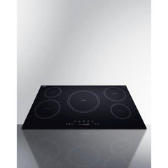 Summit 36" Wide 208-240V 5-Zone Induction Cooktop with 5 Elements, Hot Surface Indicator, ADA Compliant, Induction Technology, Child Lock, Safety Shut-Off Control - SINC5B36B - The Home Selection
