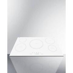 Summit 36" Wide 208-240V 5-Zone Induction Cooktop with 5 Elements, Hot Surface Indicator, ADA Compliant, Induction Technology, Child Lock, Safety Shut-Off Control - SINC5B36W - The Home Selection