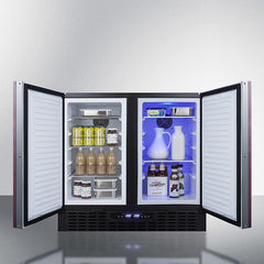 Summit 36" Wide Built-In Refrigerator-Freezer - FFRF36 - The Home Selection