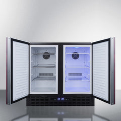 Summit 36" Wide Built-In Refrigerator-Freezer - FFRF36 - The Home Selection