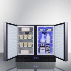 Summit 36" Wide Built-In Refrigerator-Freezer - FFRF36 - The Home Selection