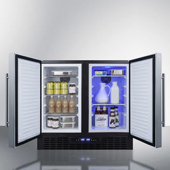 Summit 36" Wide Built-In Refrigerator-Freezer - FFRF36 - The Home Selection