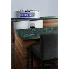 Summit 36" Wine Cooler with 6-12 Bottle Capacity, Digital Control, LED Light, Compressor Cooling, ETL Approved, Digital Thermostat, Automatic Defrost, CFC Free, High/Low Temperature Alarm, Control panel lock, Adjustable LED lighting - STC - The Home Selection