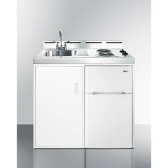 Summit 39" Wide All-In-One Kitchenette, Apartment Friendly 2.93 Cubic Feet cu. ft. Mini - C39EL - The Home Selection