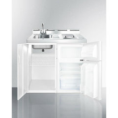 Summit 39" Wide All-In-One Kitchenette, Apartment Friendly 2.93 Cubic Feet cu. ft. Mini - C39EL - The Home Selection