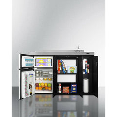 Summit 54" Wide All-In-One Kitchenette - CK54SINK - The Home Selection