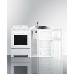 Summit 54" Wide All-in-One Kitchenette with Electric Coil Range - ACK54COILW - The Home Selection