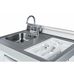 Summit 54" Wide All-in-One Kitchenette with Electric Coil Range - ACK54COILW - The Home Selection