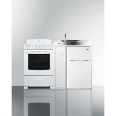 Summit 54" Wide All-in-One Kitchenette with Electric Coil Range - ACK54COILW - The Home Selection