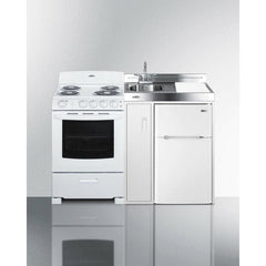 Summit 54" Wide All-in-One Kitchenette with Electric Coil Range - ACK54COILW - The Home Selection