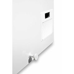Summit 67" AccuCold Commercial Chest Freezer with 15.5 cu. ft. Capacity, Digital Thermostat, Factory Installed Lock, Casters and Manual Defrost in White - EL51LT - The Home Selection