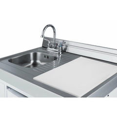 Summit 72" Wide All-in-One Kitchenette with Electric Coil Range - ACK72COILW - The Home Selection