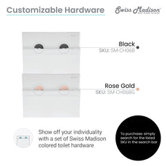 Carré Back-To-Wall Elongated Toilet Bowl - SM-WT5 - The Home Selection
