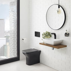 Carré Back-To-Wall Elongated Toilet Bowl - SM-WT5 - The Home Selection