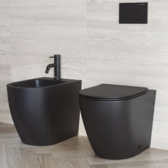 St. Tropez Back-to-Wall Elongated Toilet Bowl - SM-WT514 - The Home Selection