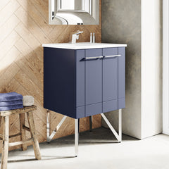 Swiss Madison Annecy 24" Bathroom Vanity in Cinder Purple - SM-BV258E - The Home Selection