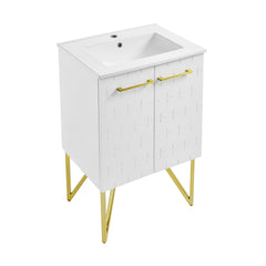Swiss Madison Annecy 24" Bathroom Vanity in Galaxy White - SM-BV255W - The Home Selection