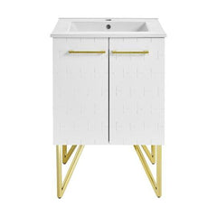 Swiss Madison Annecy 24" Bathroom Vanity in Galaxy White - SM-BV255W - The Home Selection